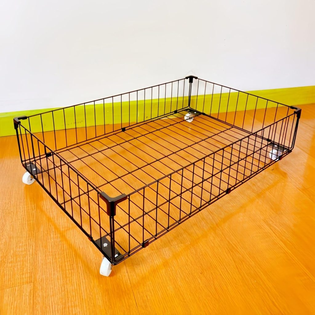 19 Hidden Laundry Hamper Ideas for Clutter-Free Homes underbed laundry storage