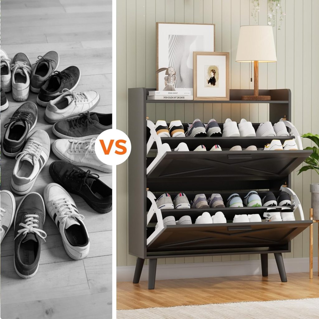 27 Small Console Table Ideas Perfect for Tiny Spaces console table with hidden shoe storage