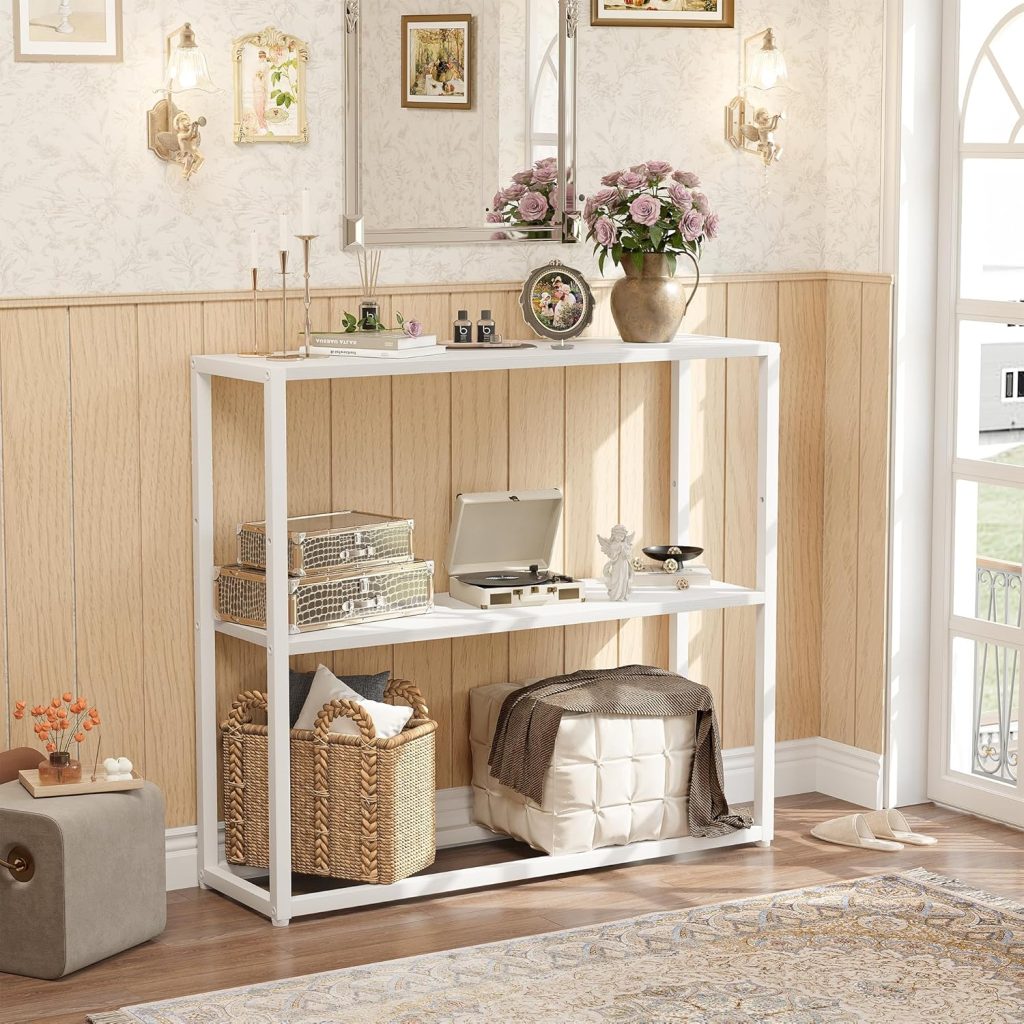 27 Small Console Table Ideas Perfect for Tiny Spaces White console table