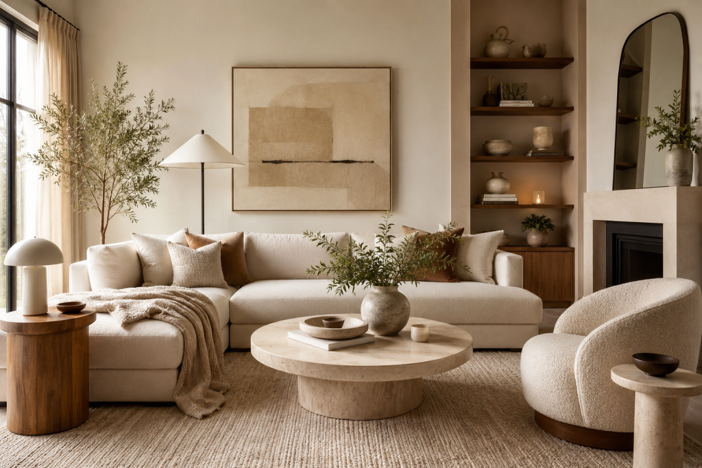 minimalistic living room