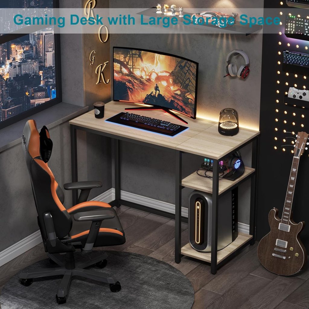 solid wood office desk