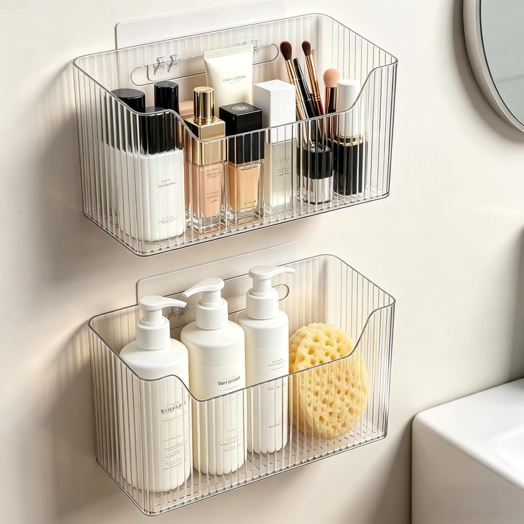bathroom cabinet door organizer