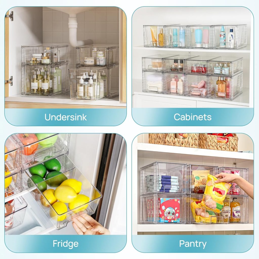 stackable storage bins