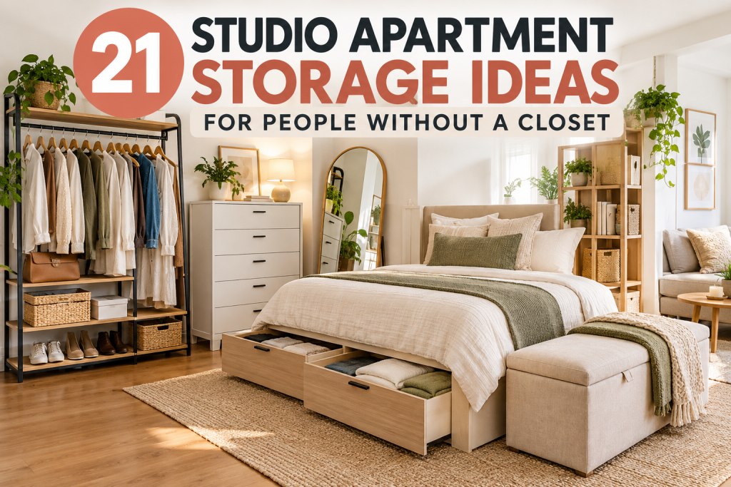 studio apartment storage ideas