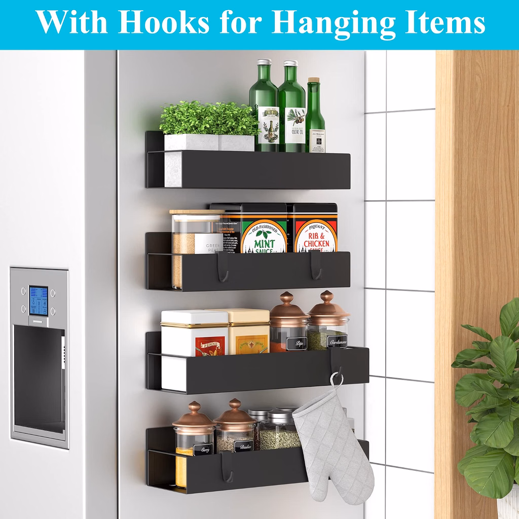 Best Kitchenette Organizers for Tiny Kitchens Under $30 magnetic refrigerator storage rack