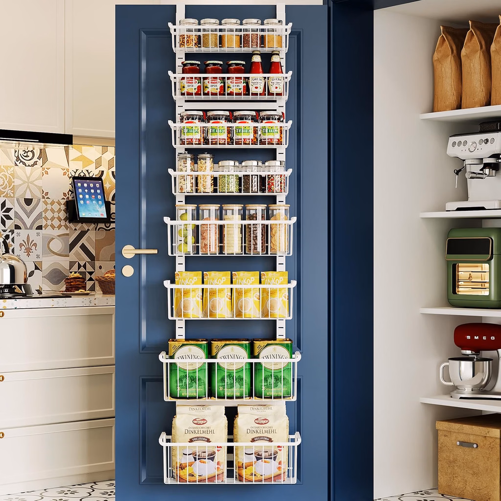 Best Kitchenette Organizers for Tiny Kitchens Under $30 over the cabinet door organizer