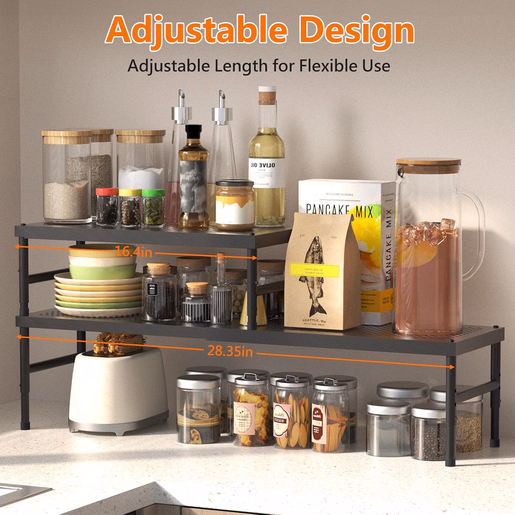 Best Kitchenette Organizers for Tiny Kitchens Under $30 shelf riser