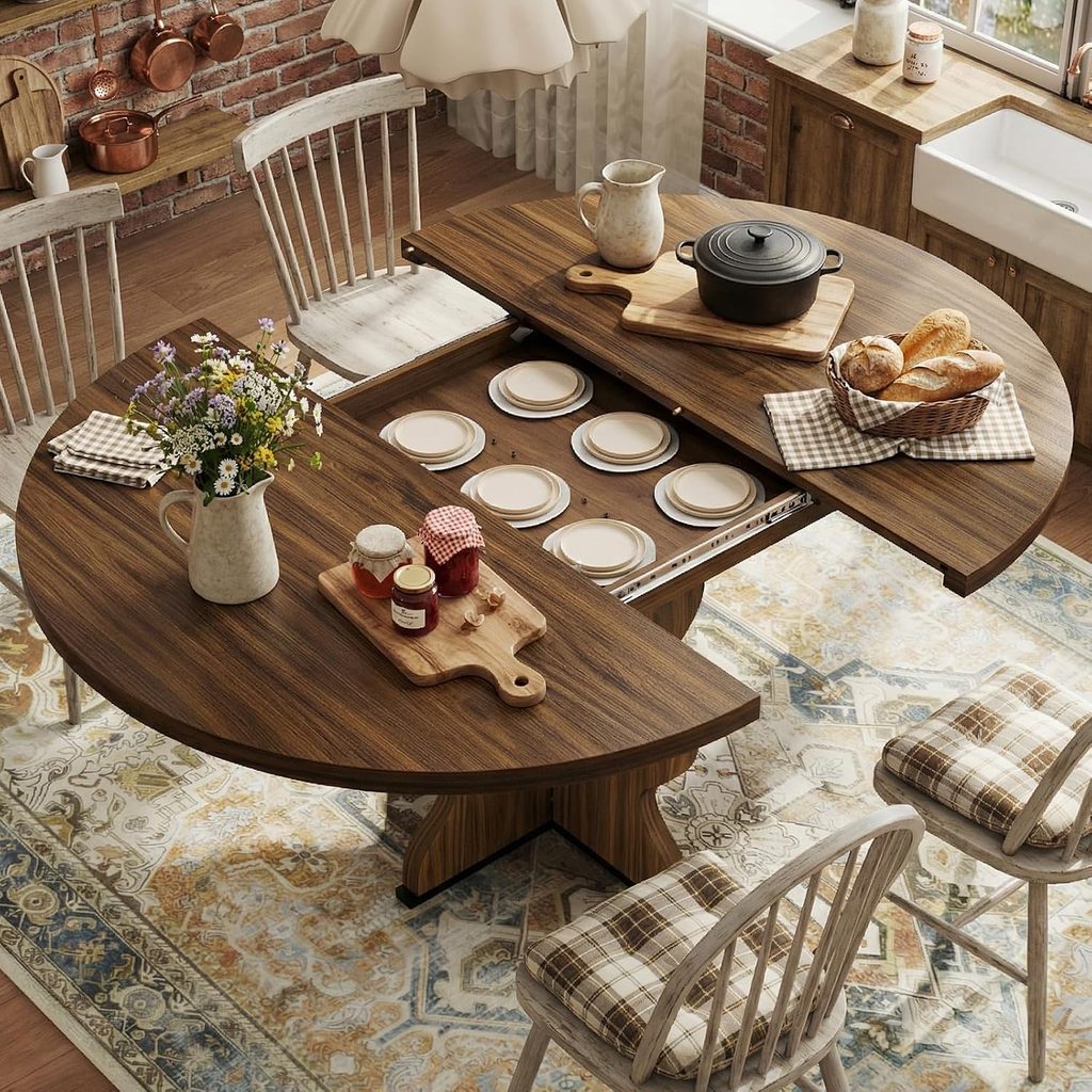 19 Small Space Dining Table Ideas for Studio Apartments extendable dining table