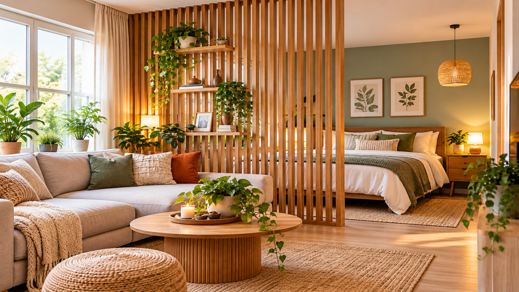 sunlit scandinavian boho retreat