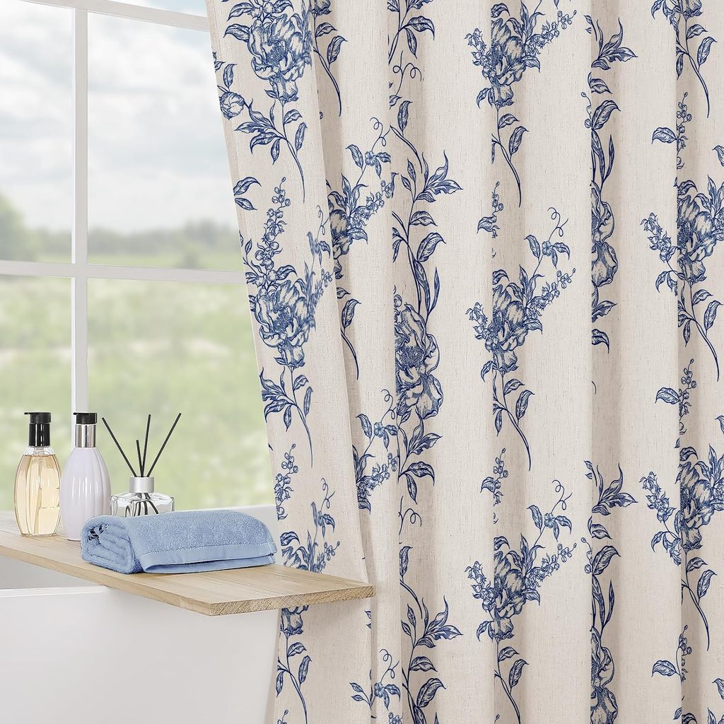 15 Southern Style Bathroom Ideas That Feel Graceful and Inviting bathroom curtain