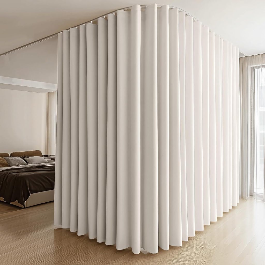 25 Stylish Room Divider Ideas for Small Spaces curtain divider