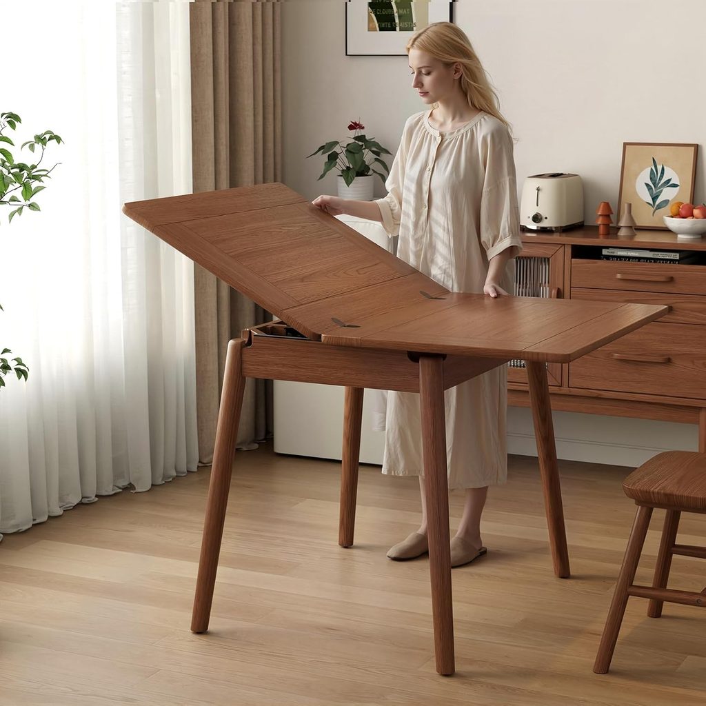 19 Small Space Dining Table Ideas for Studio Apartments drop leaf dinning table
